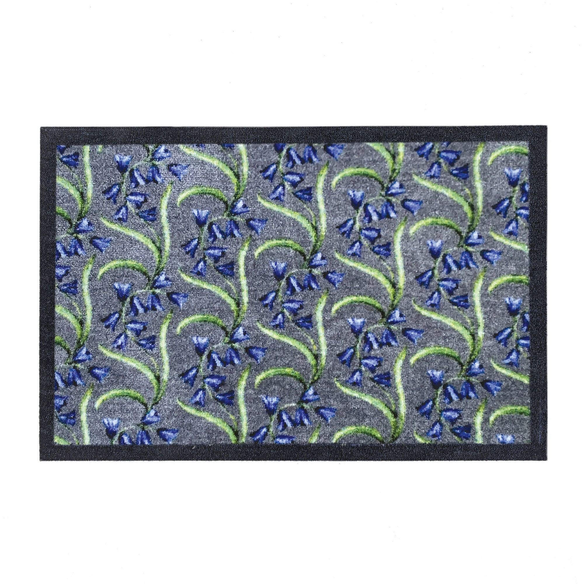 My Bluebells Washable Anti Slip Doormat In Blue